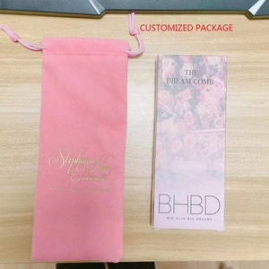 PDANY – peigne <span class=keywords><strong>afro</strong></span> en acétate avec logo, boîte de vente en gros - Product Image 6