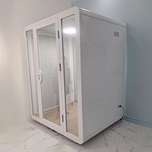 Có một hệ thống thông gió và điều hò<span class=keywords><strong>a</strong></span> không khí có thể được cài đặt buồng cách âm di động họp Pod văn phòng trong nhà - Product Image 4