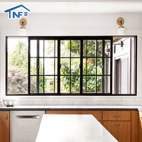 Ventana Corredera Moderna de Aluminio NF con Vidrio Low-E, Certificación AS2047, Insonorizada, para Exteriores
