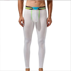 Logo personalizzato uomo nero compressione Sport atletico collant maschile sudore <span class=keywords><strong>Fitness</strong></span> gambali pantaloni - Product Image 1