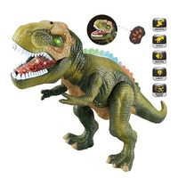 Samtoy Juguetes de Dinosaurio Robot Realista de 2.4GHz que Camina y Baila Dinosaurios RC Tiranosaurio Rex Juguetes de Dinosaurio a Control Remoto para Niño