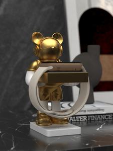 Base de Carga Decorativa para Apple Watch, Estilo Romántico, Hecha a Mano, Pintada a Mano, de Resina, Adorno Decorativo - Product Image 4