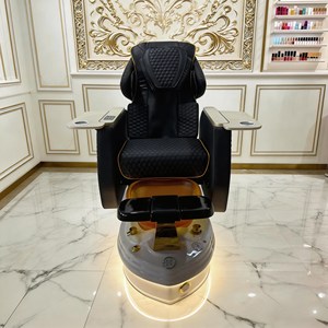 Fauteuil de pédicure haut de gamme entièrement automatique en tissu PU, avec fonction massage et spa pour les pieds, idéal pour les salons de beauté - Vente chaude directe usine - Product Image 1