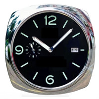 Vente chaude ODM/OEM Horloge murale de 14 pouces de qualité supérieure en gros Horloge murale de luxe lumineuse avec affichage de la date Rolax