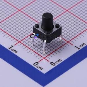TS-1095-A8B3-D1 Tactile Switch Through hole Component (THT)-4P,6x6mm Switch Single Pole Single Throw Round Button 2.5N 6mm - Product Image 1