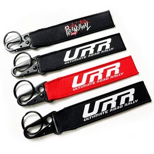Personalized Brand Keychain Custom Own Logo Embroidery <b>Key</b> Chain Woven <b>Lanyard</b> Keychains - Product Image 1