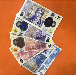 Bền Prop tiền pounds anh GBP 20 ghi chú in đầy đủ cho bộ dụng cụ giáo dục Nhà hát sản xuất Halloween sinh nhật năm mới - Product Image 1