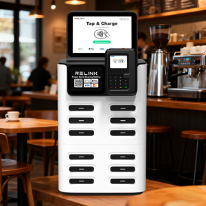 สถานีไฟฟ้า Relink มีบริการเช่าเครื่องชาร์จมือถือ12ช่องสำหรับร้านอาหารเครื่องชาร์จโทรศัพท์มือถือเครื่องหยอดเหรียญ - Product Image 1