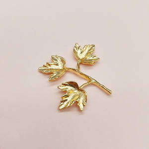 Lutin Version coréenne feuille d'érable branche alliage accessoires bricolage cheveux accessoire mariée couvre-chef matériel - Product Image 2