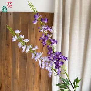 Flores Artificiales Hua Ding, Rama Individual de Seda, Decoración de Boda, Estilo Coreano, Violeta, Arreglo Floral Alto - Product Image 3