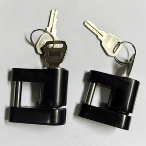 Conector para Remolque de Camión, Accesorios para Camiones, Remolque, Candado Antirrobo de Aleación de Zinc de 1/4 de Pulgada con Llave - Product Image 3