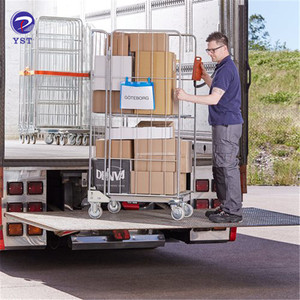 輸送保管Aフレームワイヤー500kg折りたたみ式ローリングメタルカートホイール付き - Product Image 5