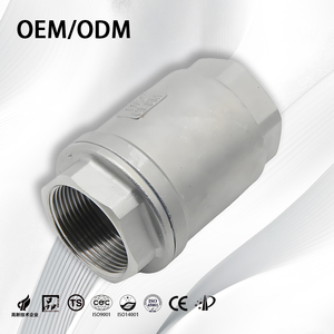 Valvola di ritegno verticale in acciaio inossidabile 304/316L autoattivata anti-riflusso con tenuta in PTFE a bassa caduta di pressione resistente alla corrosione - Product Image 4