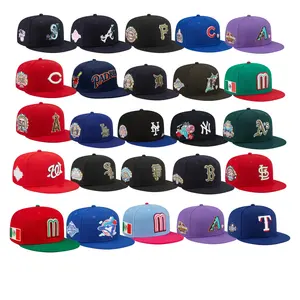 American Team men gorras New vintage Sports Caps Gorras de béisbol sombreros ajustados originales gorra SnapBack ala plana