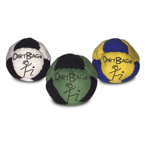 Dirtbag Hacky Sack, Pelota de <span class=keywords><strong>8</strong></span> Paneles de Gamuza Rellena de <span class=keywords><strong>Arena</strong></span>, Juguete para Entrenamiento de Habilidades Freestyle, Juego al Aire Libre - Product Image 1