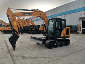 รถขุดขนาดเล็กไฮดรอลิกแบบตีนตะขาบ SANY SY70C 7 ตัน ปี 2026 ใหม่ พร้อมเครื่องยนต์ Isuzu ได้รับมาตรฐาน EPA และ CE จัดหาอะไหล่ทั่วโลก รับประกันระยะไกล - Product Image 5