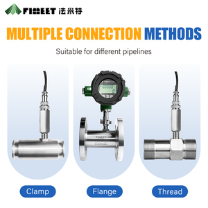 In China vervaardigde roestvrijstalen turbine-stroommeter voor vloeistoffen, medisch, farmaceutisch en gezuiverd water, hoge nauwkeurigheid, precisie, OEM - Product Image 4