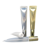 Tubo de muestra de plástico blando vacío de 10ml, 15ml, 20ml para cosméticos, base, crema para ojos, crema BB, con tapa de rosca