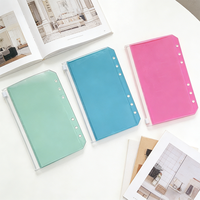 Carpeta de Plástico Colorida para Presupuesto, Carpeta Multiusos con Cierre, Sobre de PVC con Cierre para Efectivo