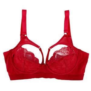 OEM ücretsiz tel şeffaf dantel büyük artı boyutu Bra sutyen ve külot seksi iç çamaşırı seti - Product Image 4