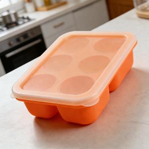 Contenedor de Silicona Personalizable para Alimentos de Bebé, Bandeja Multifuncional para Almacenamiento de Frutas y Leche Materna en el Congelador - Product Image 5