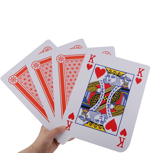 Grand Poker Super Large A4 Impression Personnalisée Grande Taille Lettre Casino Papier Poker <span class=keywords><strong>Jeu</strong></span> <span class=keywords><strong>de</strong></span> <span class=keywords><strong>Cartes</strong></span> à Jouer - Product Image 2