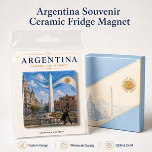 Imán de Cerámica para Refrigerador con Diseño de Obelisco, Cultura Tango y Lugares Emblemáticos de <span class=keywords><strong>Argentina</strong></span>, Recuerdo Personalizado, ODM, Venta al Por Mayor - Product Image 1