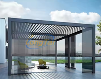 LongTai Grand Gazebos d'extérieur 14X24 Kit de pergola de pavillon extérieur étanche Fournisseur de gazebo en métal en gros