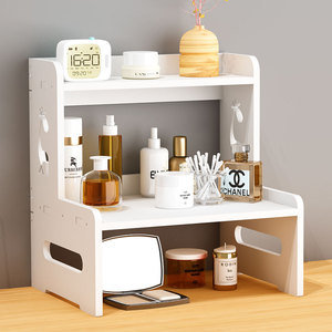 Étagère de rangement de bureau à plusieurs niveaux, organisateur de bureau pliable à 2 niveaux pour cosmétiques et jouets - Product Image 3