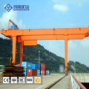 Hafencontainerhof 20 Tonnen 40 Tonnen 50 Tonnen RMG-Typ Schienenmontierter Portalkran 50T 100T 150T Preis - Product Image 4