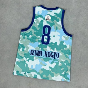 Maillot de basket-ball réversible personnalisé de haute qualité avec impression par sublimation - Product Image 2