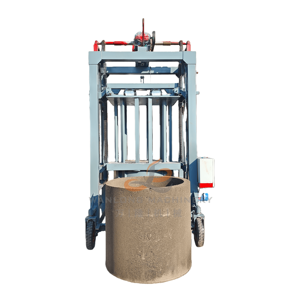 Macchina per la Produzione di Anelli per Tombini Prefabbricati, Attrezzatura Automatica per lo Stampaggio di Coperchi e Anelli in Calcestruzzo per Sistemi di Fognature e Drenaggio - Product Image 1