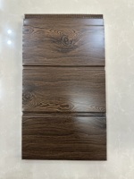 Panel Metálico Tallado con Acabado de Madera, Impermeable y Resistente al Fuego, de Tamaño Personalizado, para Uso Comercial y Doméstico, Diseño Moderno, Revestimiento Exterior para Paredes