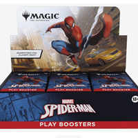 Boîte de présentation Marvel Spider-Man Play Booster, 30 paquets, ensemble de boosters Marvel Superhero Crossover Hobby