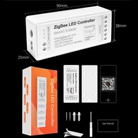 Contrôle par application téléphonique, variateur d'intensité lumineuse sans fil ZigBee, variateur d'intensité lumineuse LED intelligent, variateur d'intensité lumineuse LED CCT