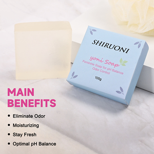 <span class=keywords><strong>Savon</strong></span> blanchissant d'<span class=keywords><strong>hygiène</strong></span> féminine de marque privée pour le blanchiment de la peau grasse <span class=keywords><strong>savon</strong></span> Yoni Ph équilibré fait à la main pour les femmes - Product Image 2