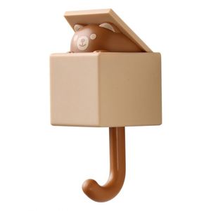 New Simple Creative Squirrel Viscose Free Punch Kitchen Bathroom Household Cartoon Cute Decorative Key <b>Hook</b> - Product Image 5