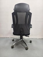 Chaise de bureau pivotante classique noire en tissu maillé, modèle populaire, à prix abordable