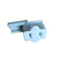 Adaptor steker Cepat elektrik kualitas terbaik SPT-1 kawat risleting steker pria Snap On colokan vampir hijau tua