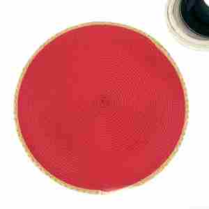 <b>Round</b> Braided PP Heat Resistant Non Slip Washable Dining Table Decor <b>Placemat</b> 38cm for Kitchen Home Indoor/Outdoor - Product Image 5
