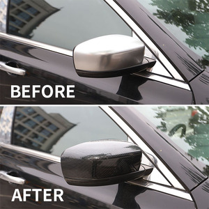 Accessoires d'intérieur et d'extérieur pour voitures, cadre de décoration en Fiber de carbone, garniture pour Chrysler <span class=keywords><strong>300c</strong></span> 300 2015 — 2021 - Product Image 3