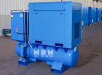 Compresseur d'air à vis 4 en 1 10HP 7.5KW réservoir de séchage d'air Vsd Tension 220v 380v 480v Compresseur industriel