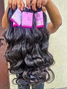 Extensions de cheveux naturels bouclés de 22 pouces, tissage machine, meilleure qualité, collection en gros - Product Image 4