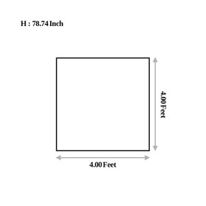 Tente de camping CAMPTOWN, abri d'intimité, pare-soleil, poteaux en fibre de verre, revêtement UV argenté, multifonction, tente de camping extérieure privée - Product Image 6