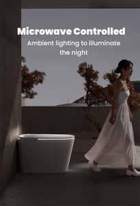 Design de mode cambodgien, toilettes intelligentes de haute technologie, toilettes intelligentes, produits pour la maison intelligente, inodores intelligents - Product Image 4