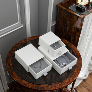 Scatola per Gioielli in Carta Personalizzata con Logo Xinxing, Confezione Economica con Cassetto Scorrevole all'Ingrosso - Product Image 1