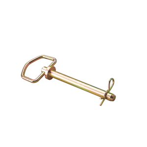 Pasador de enganche altamente pulido con mango tipo templo para uso en maquinaria agrícola, diseñado para fabricación en fábrica, venta al por mayor y exportación. - Product Image 1