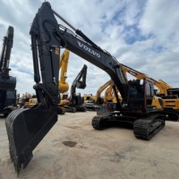 Excavatrice sur chenilles Volvo 240 d'occasion, performance stable, matériel de construction d'occasion