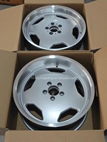 EATOP Cerchi Concavi Profondi 17/18 Pollici 5X112 in Lega Argento per Auto Passeggeri, Compatibili con Vecchie Auto Benz AMG, Certificati CE, Disponibili