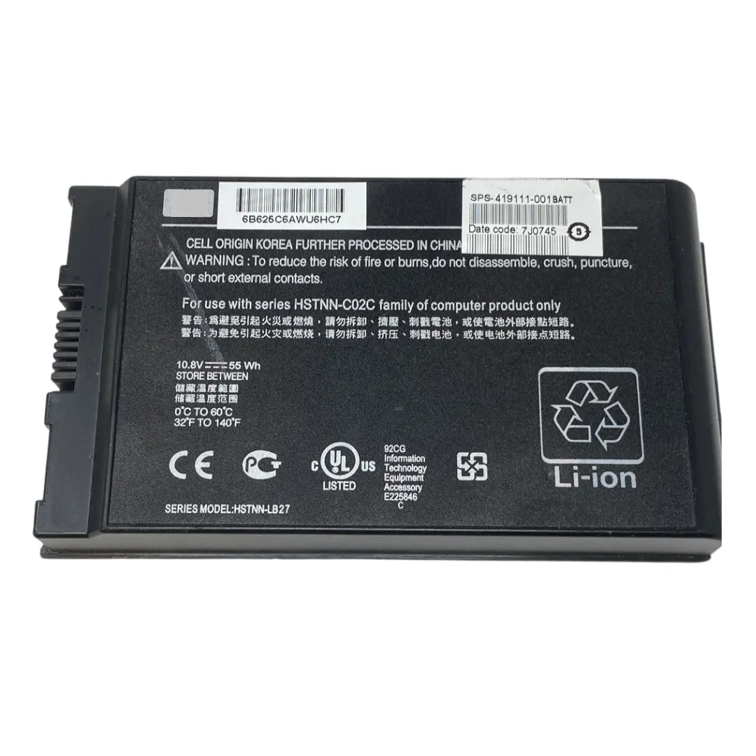 Genuine Laptop Battery HSTNN-C02C For HP Compaq NC4400 TC4400 TC4200 NC4200 4200 10.8 V 4400mAh